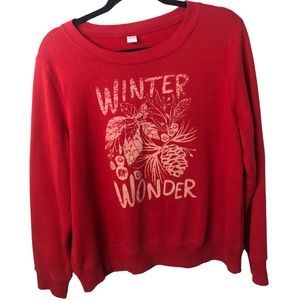 Winter Wonder Sweatshirt Size Large GUC